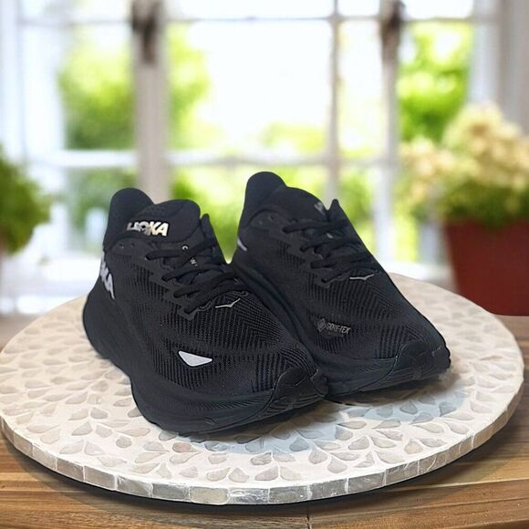 HOKA Clifton 9 GTX Supportive GORE-TEX Waterproof Running Shoes Women’s 7.5 NEW - Picture 7 of 13